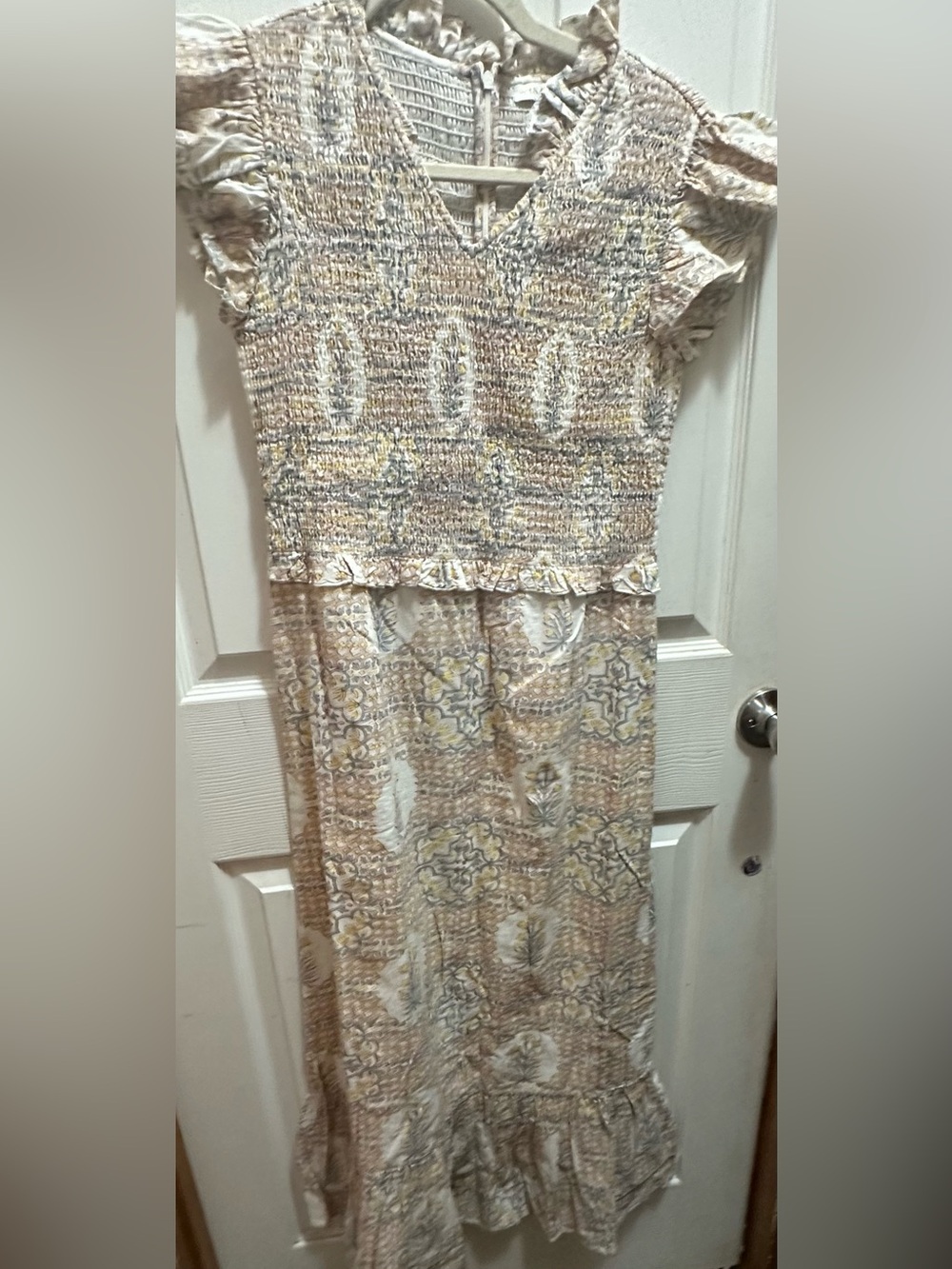 Tuckernuck Anna Cate smocked midi dress